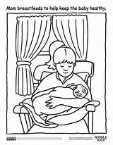 Breastfeeding Coloring Pages Drawing Resources Newfoundland Getcolorings Teache Color Getdrawings sketch template