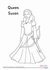 Susan Queen Colouring Narnia Pages Characters Lucy Become Member Log Activityvillage sketch template