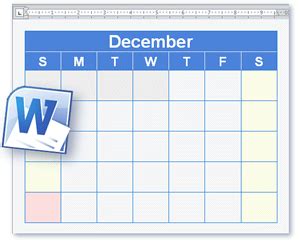 calendar template blank printable calendar  word format