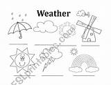 Weather Sheet Coloring Worksheet Preview Worksheets sketch template