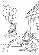 Odlot Kleurplaten Kolorowanka Oben Altas Aventuras Russel Ausmalbild Kolorowanki Balony Balloons Globos Cartoni Dzieci Pixar Malbuch Desenhosparacolorir Letzte sketch template