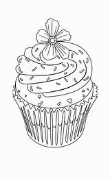 Coloring Muffin Ausmalbild Zentangle Topping Letscolorit Kostenlos Letzte Sketch sketch template