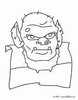 Coloring Ogre Face Pages Monster Halloween Z31 Color Scary 2021 Online Designlooter Odd Dr Hellokids Print sketch template