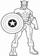 Avengers Kolorowanka Wydruku Kapitan Ameryka Malowanka Kolorowanki sketch template
