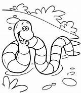 Worms Coloringfolder sketch template