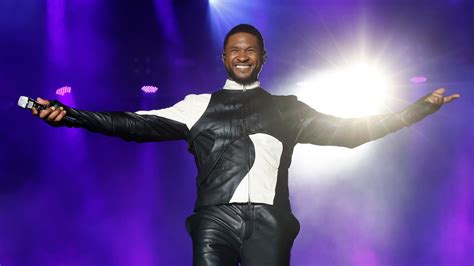 usher  perform  super bowl halftime show