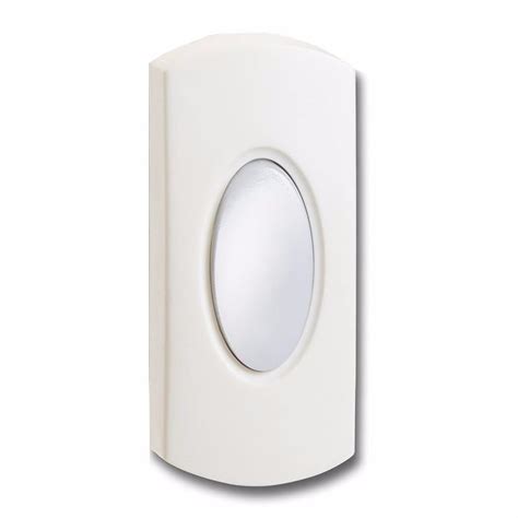 greenbrook wired white bell push doorbell switch transmitter illuminated electrical world