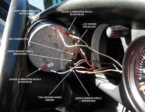 speedometer wiring connections pelican parts forums