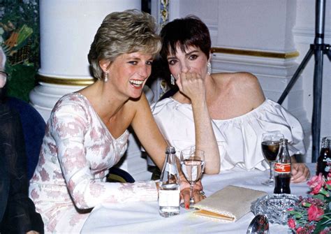 dave benett s best photograph princess diana and liza minnelli at a