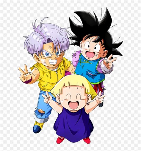 Dokkanbattle [mission Complete] Trunks And Goten And Marron Goten Trunks