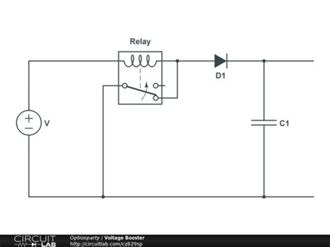 voltage booster circuitlab