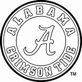 Coloring Pages Logo Football Alabama Crimson Tide Circle Eagles Sec Getcolorings September Choose Board Team sketch template
