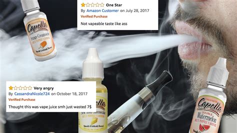 confused amazon buyers keep trying to vape concentrated food flavoring