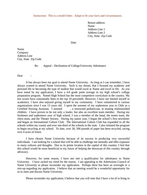 appeal letter  template pdffiller
