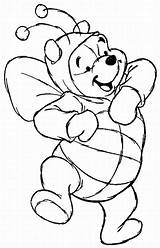 Pooh Winnie Bee Bumble Coloring Pages Deviantart Printable sketch template