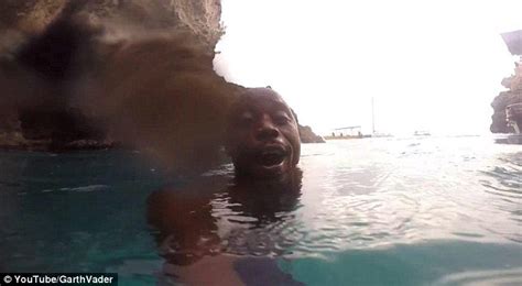 Point Of View Shows Jamaican Locals Make Extreme Dive At