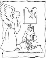 Coloring Annunciation Angel Appears Pages Mary Getcolorings Color Printable sketch template
