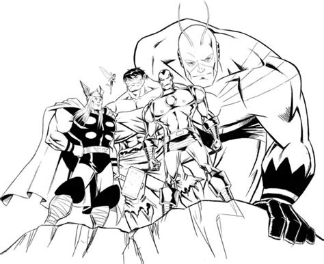 avengers assemble  avengers coloring page  print