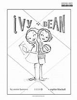 Ivy Bean Coloring Superfuncoloring Book Fun Super Characters sketch template