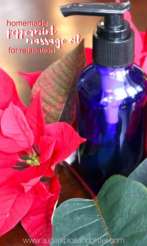 Diy Peppermint Massage Oil With Video ⋆ Sugar Spice And Glitter