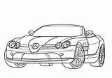 Coloring Pages Mclaren Mercedes Gtr Benz Nissan Slr P1 Drawing Printable Car Gt Kids Color F1 Getcolorings Getdrawings Adults Super sketch template
