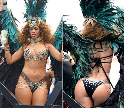 Rihanna Showed Off Some Serious Skin When She Partied In