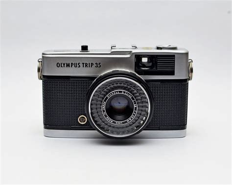 vintage olympus trip  compact mm film camera point shoot etsy