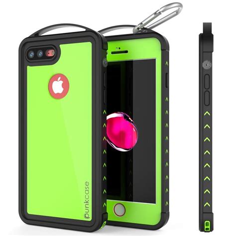 iphone   waterproof case punkcase alpine series light green