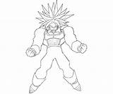 Trunks Coloring Pages Super Saiyan Dragon Ball Vegeta Template sketch template