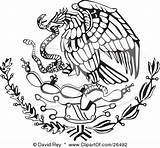Mexican Eagle Flag Drawing Snake Clipart Mexico Mexicana Coloring Symbols Emblema Pages Blank Template Getdrawings Flags Drawings Culture Tattoo Clipground sketch template