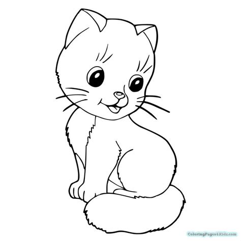 kitten coloring pages  kids animal coloring pages cat coloring