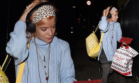 lily allen steps out as it emerges her record label has folded daily