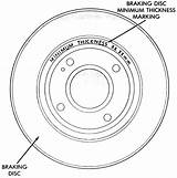 Rotor Disc Thickness Brake Autozone Marked Front Fig Inner Shown Edge sketch template