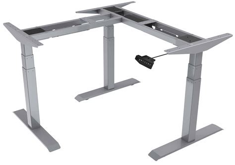 elevate electric height adjustable  shape desk frame  preset