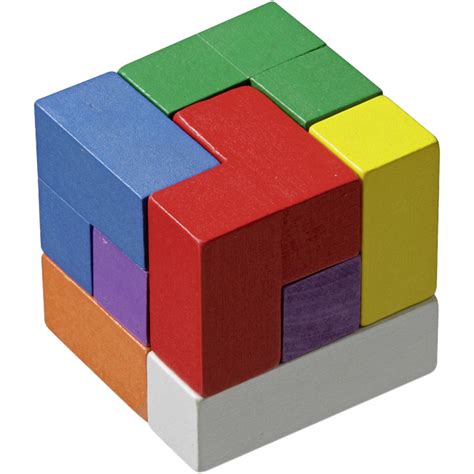 soma cube colourful european wood puzzles puzzle master
