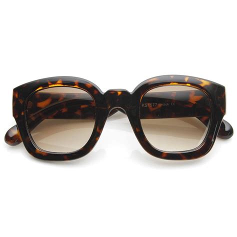 retro era thick square frame hipster sunglasses 8969 zerouv