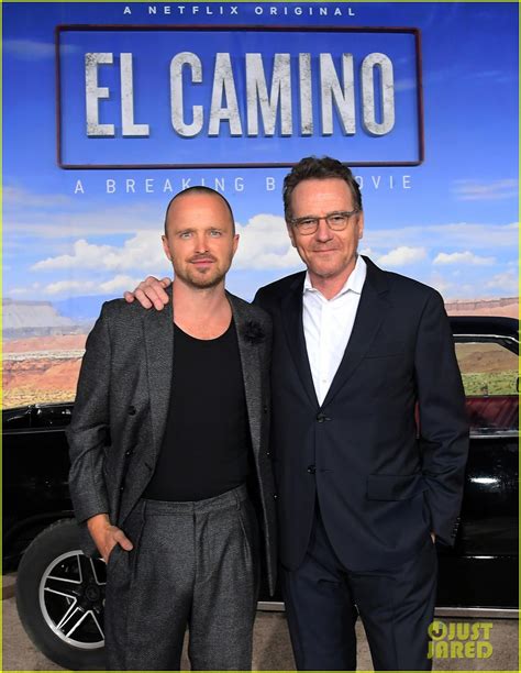 Bryan Cranston Supports Aaron Paul At Breaking Bad Movie