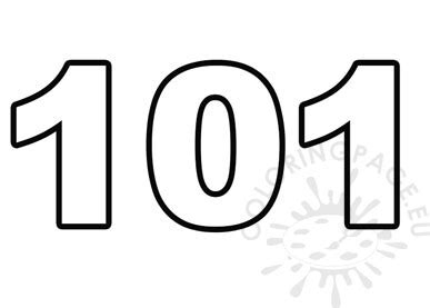 number  printable coloring page