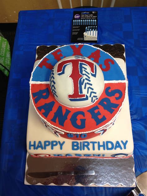 christy   texas rangers birthday cake birthday happy