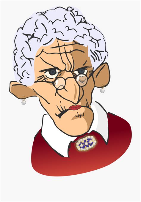 Grumpy Old Woman Clip Art Ugly Old Lady Clipart