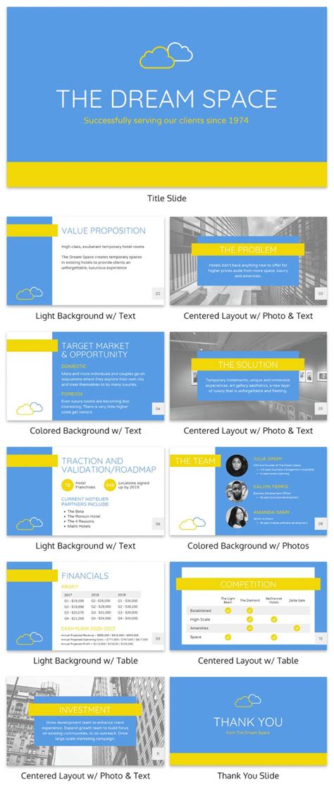 page pitch  google search pitch deck template