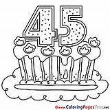 Birthday Coloring 45 Pages Happy Colouring Cake Sheet Years 1124 Hits sketch template