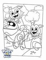 Coloring Pages Puppy Dog Pals Toy Story sketch template