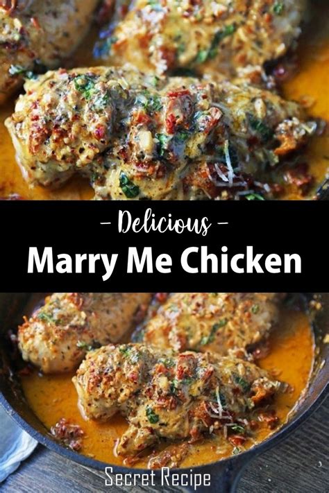 delicious marry me chicken recipe food info