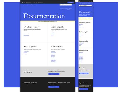 design  helphub  wordpressorg  wordpress documentation