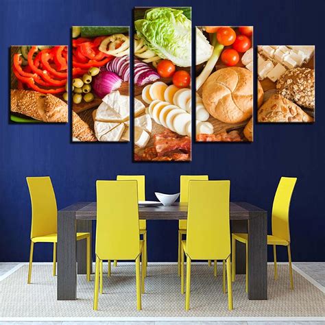 fruits foods kitchen restaurant kitchen  panel canvas art wall decor canvas storm