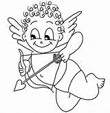 Cupid Coloring Valentines Pages Valentine Printable Coloringpagebook Cute Advertisement Comment First Rocks Kids sketch template