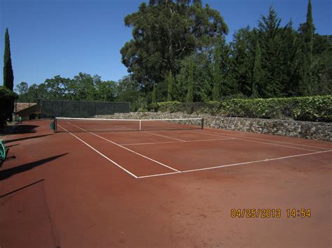 clay court options clay tennis court construction olde world design