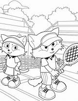 Tennis Coloring Pages Printable sketch template