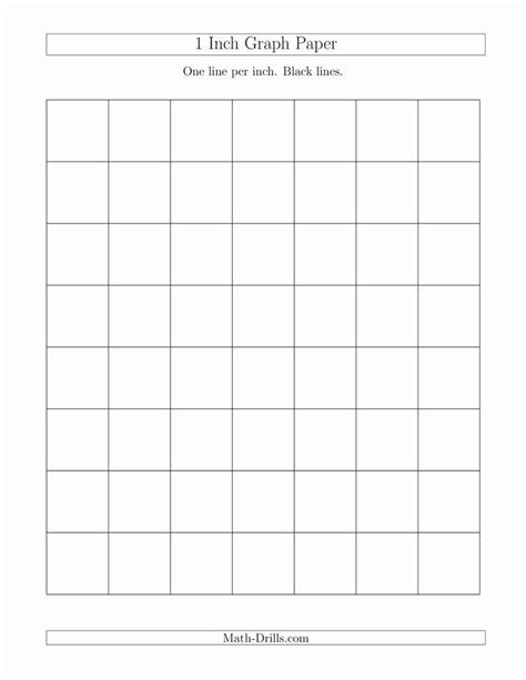 large print graph paper lovely   graph paper  black lines